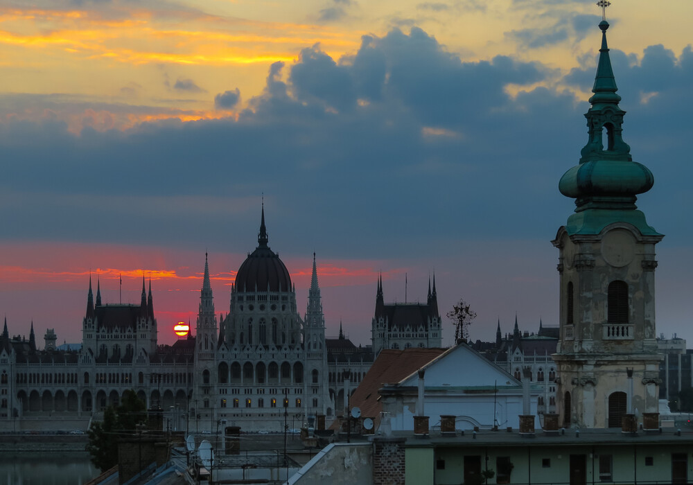 The Parliament Building in Budapest