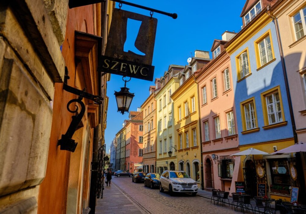 A street in Warsaw’s Old Town