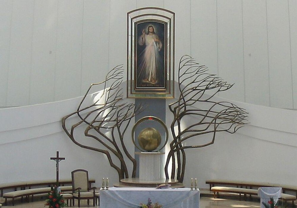 The Shrine of Divine Mercy in Łagiewniki , Kraków