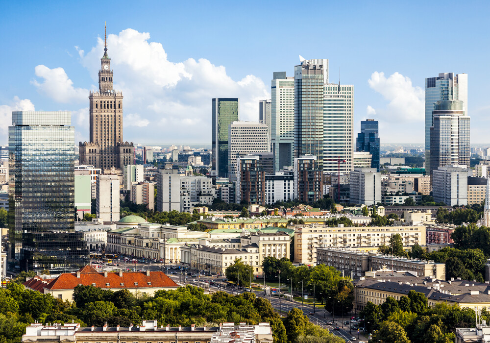 Warsaw city centre