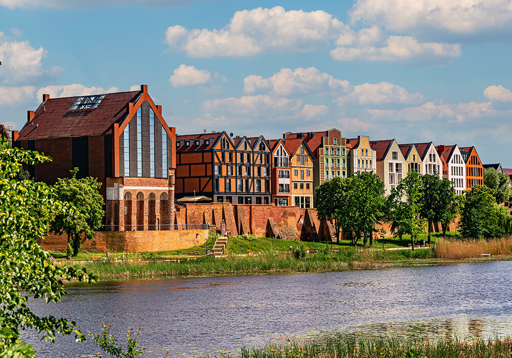 The Nogat River, Malbork