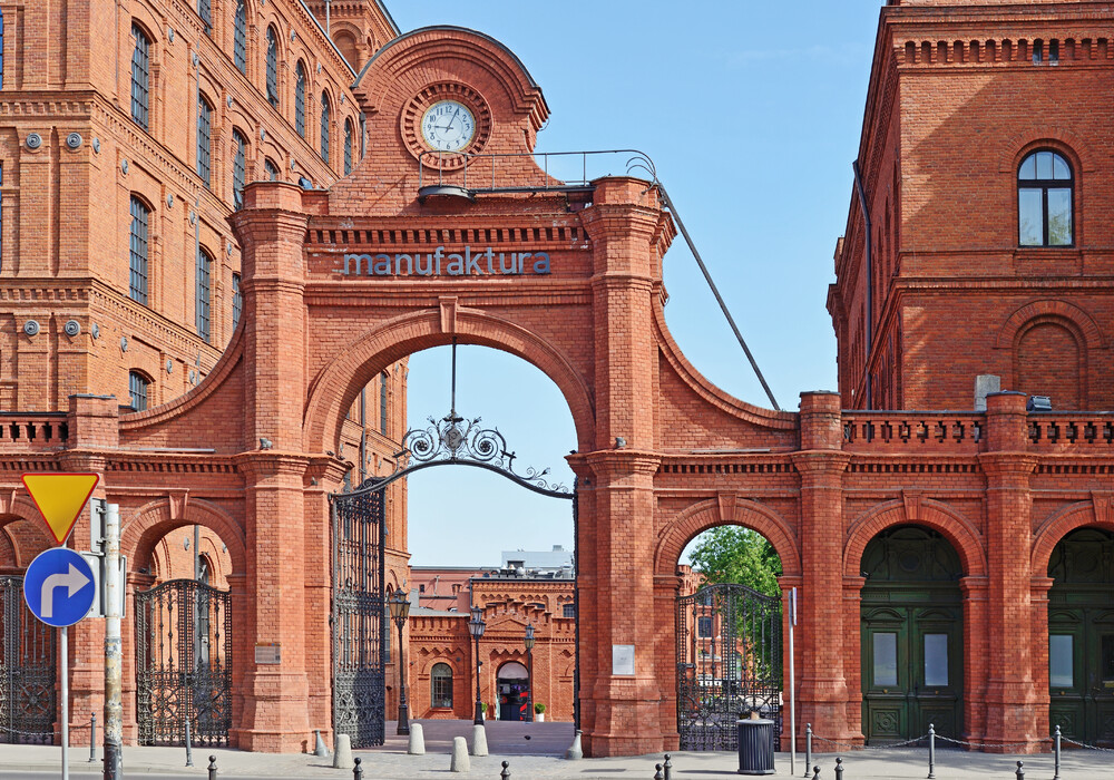 Manufaktura – the former factory complex of Izrael Poznański in Łódź.