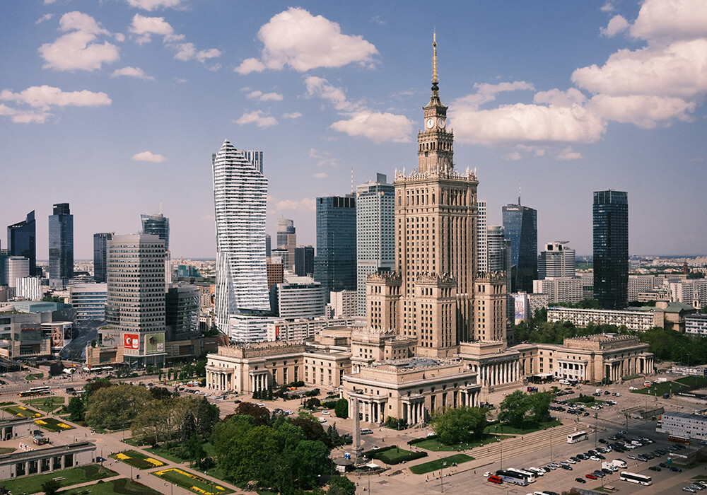 Warsaw city centre