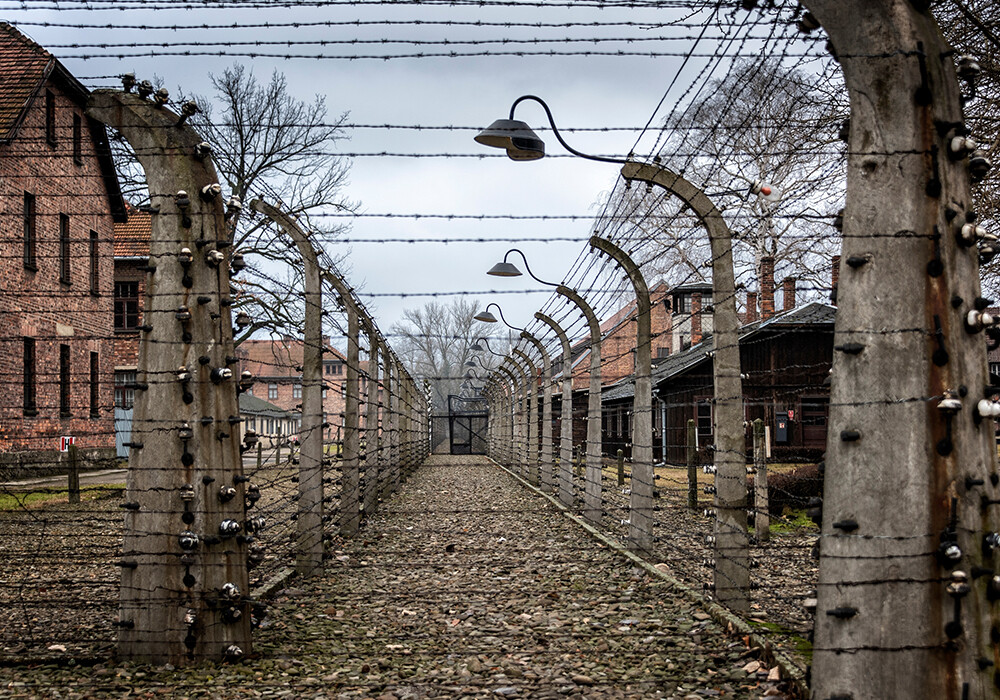 The German concentration camp Auschwitz-Birkenau