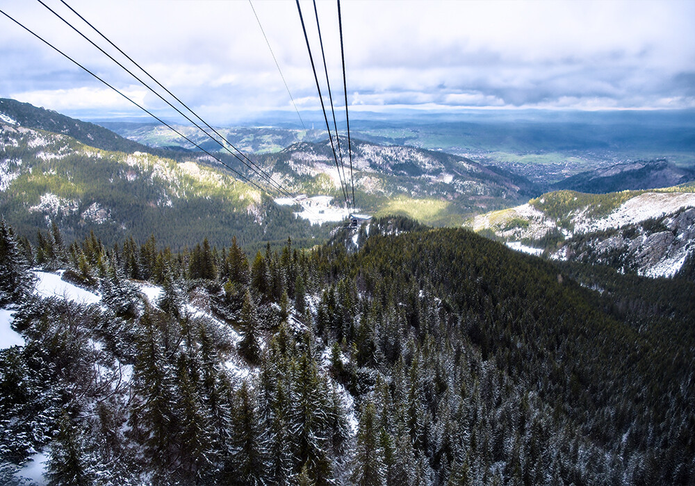 The cable car to Kasprowy Wierch, Tatra Mountains