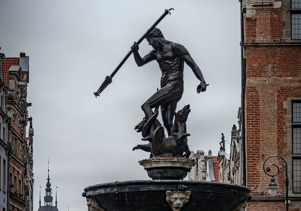 Gdańsk, Neptune Monument, Długi Targ Street
