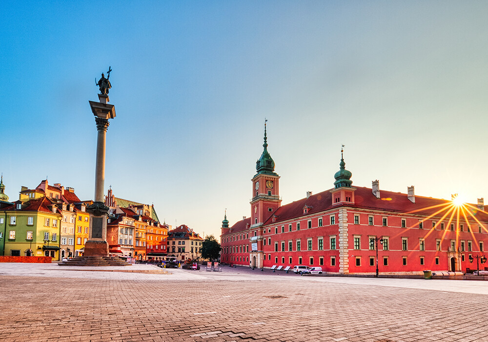 Castle Square , Warsaw