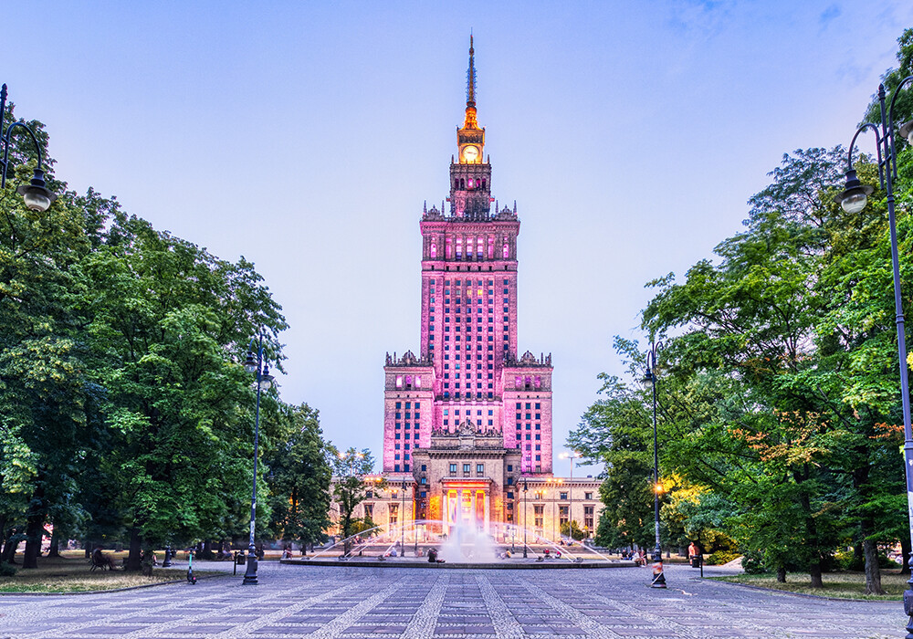 The Palace of Culture and Science , Warsaw