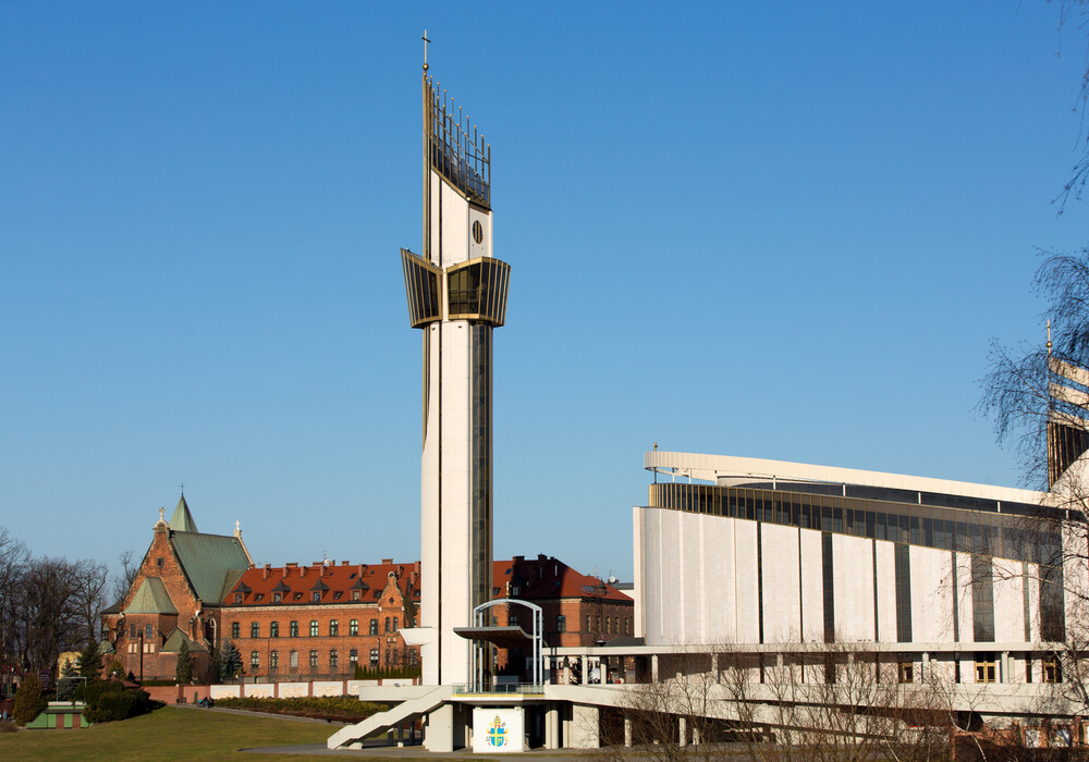 The Shrine of Divine Mercy in Łagiewniki , Kraków