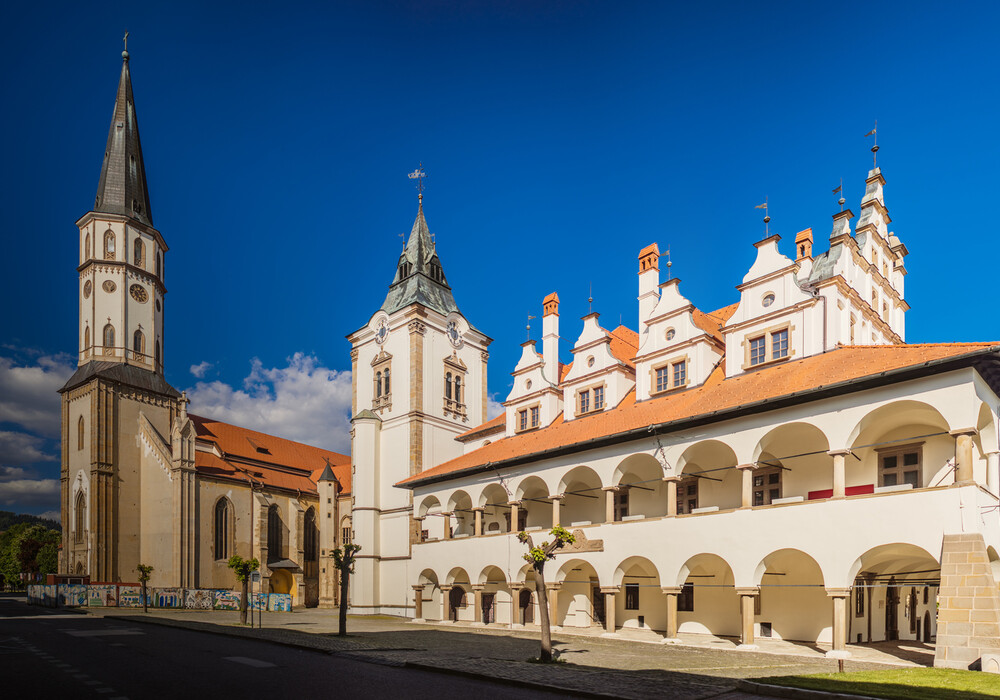 The Gothic Basilica of St James in Levoča