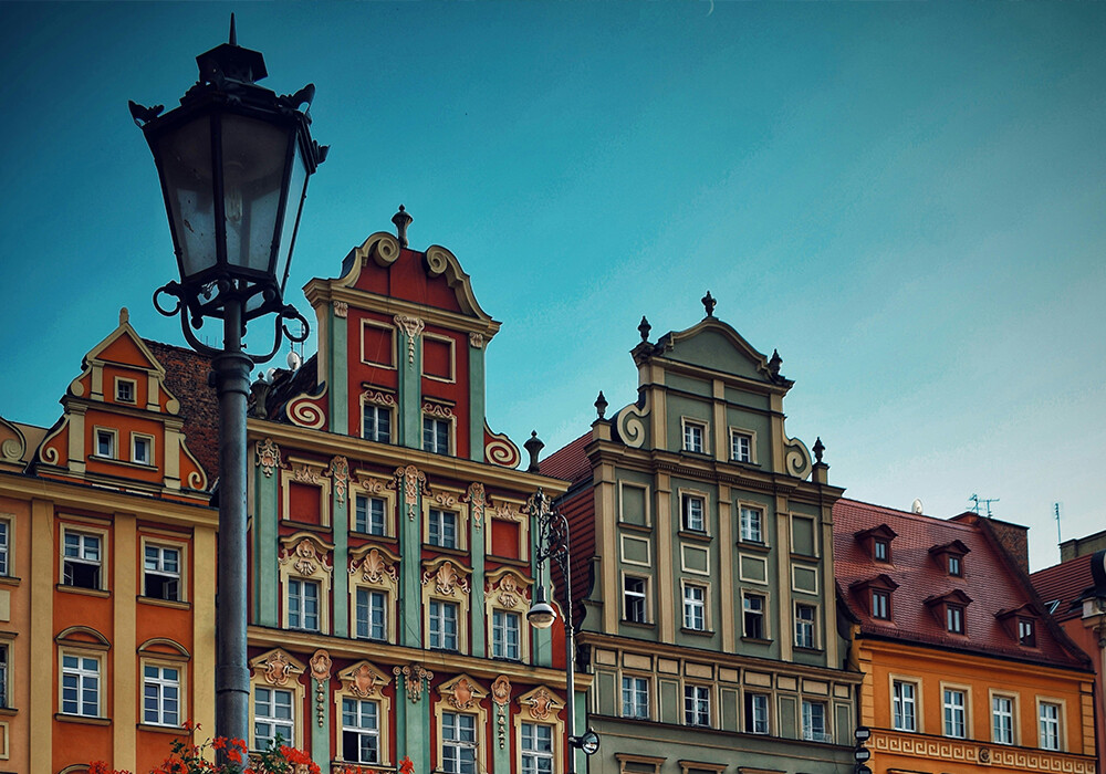 Historic townhouses , Wrocław’s Market Square