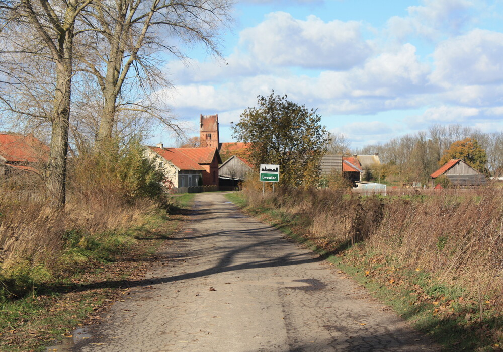 Lwowiec, the landscape of the Masurian countryside