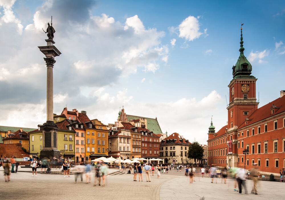 Castle Square , Warsaw