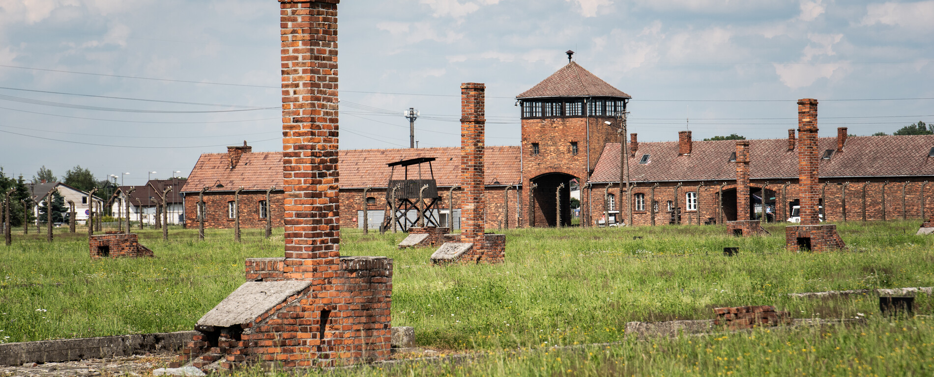 The German concentration camp at Birkenau