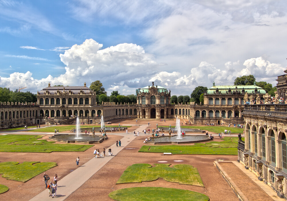 The Zwinger Palace in Dresden 