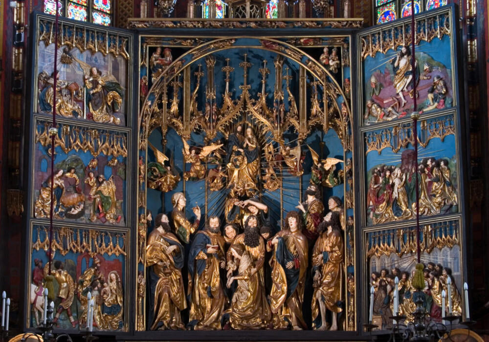 Main altar by Veit Stoss, St Mary’s Church, Kraków