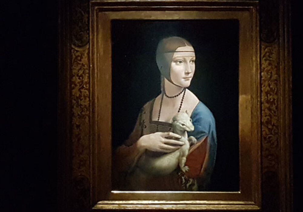 ‘The Lady with an Ermine’, the Czartoryski Museum in Kraków