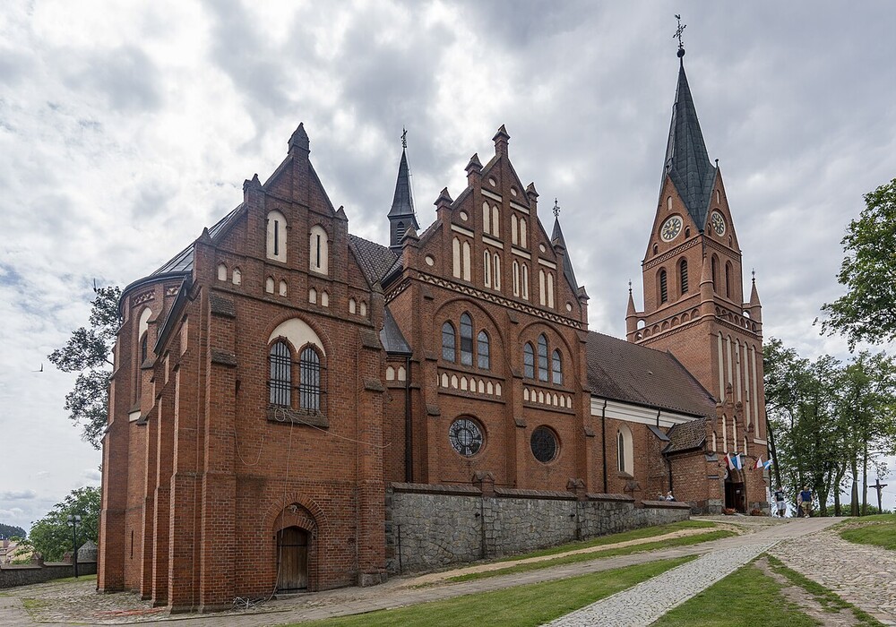 The Basilica in Gietrzwald. Photo: Krzysztof Popławski, creativecommons.org