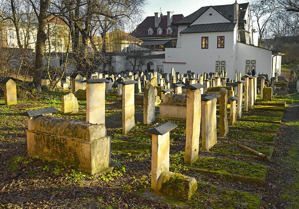 The Remuh Cemetery in Kraków