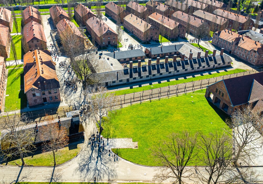 The German concentration camp Auschwitz-Birkenau