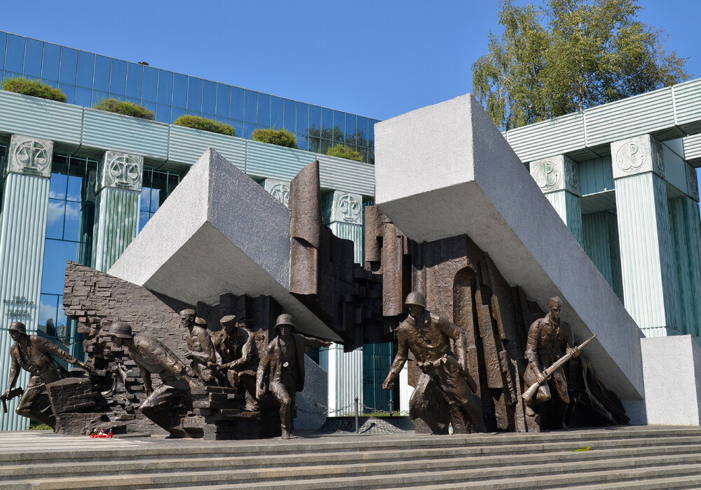 Monument to the Warsaw Uprising, Krasiński Square, Warsaw