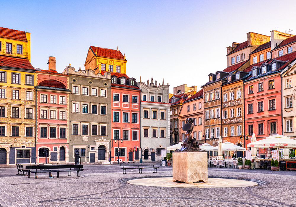  The Old Town Square in Warsaw
