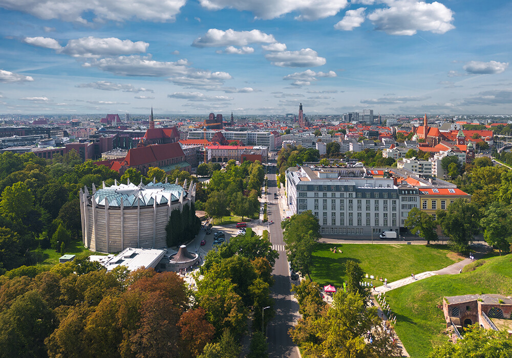 The Racławice Panorama rotunda , Wrocław